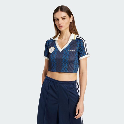 Women's adidas adidas Originals Retro Sports Cricket-inspired Cropped Jersey