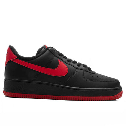 Air Force 1 '07 - Black/University Red/Black