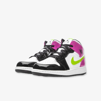 Air Jordan 1 Mid SE 'Cyber / Fuchsia' (2020) (GS)