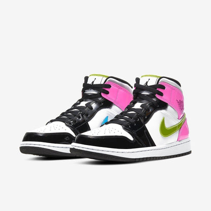 Air Jordan 1 Mid SE 'Cyber / Fuchsia' (2020)