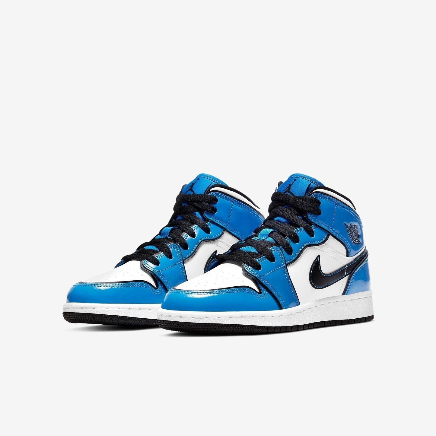Air Jordan 1 Mid SE 'Signal Blue' (2021) (GS)