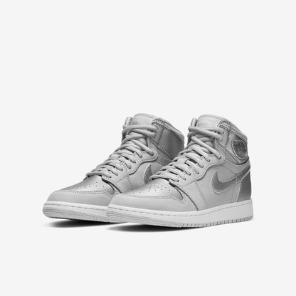 Air Jordan 1 Retro High OG 'Japan Metallic Silver' (2020) (GS)