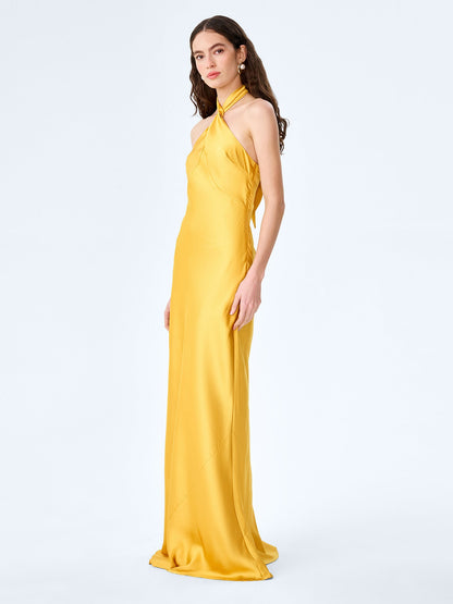 Arles Dress in Eggyolk