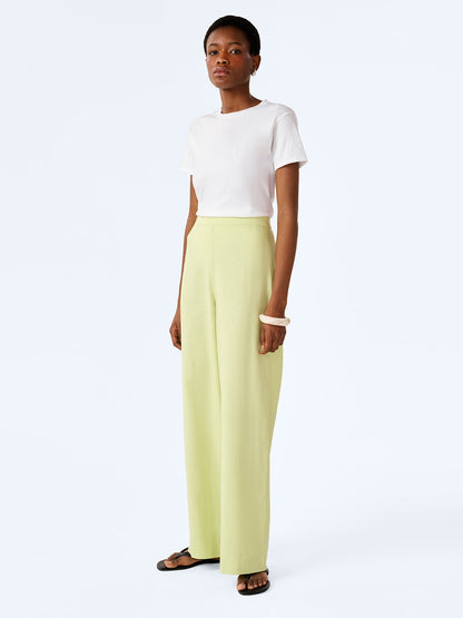 Birch Trouser in Shaddow Lime