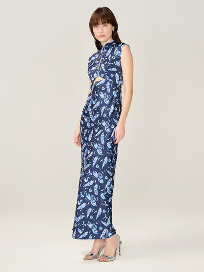 Candice Dress in Navy