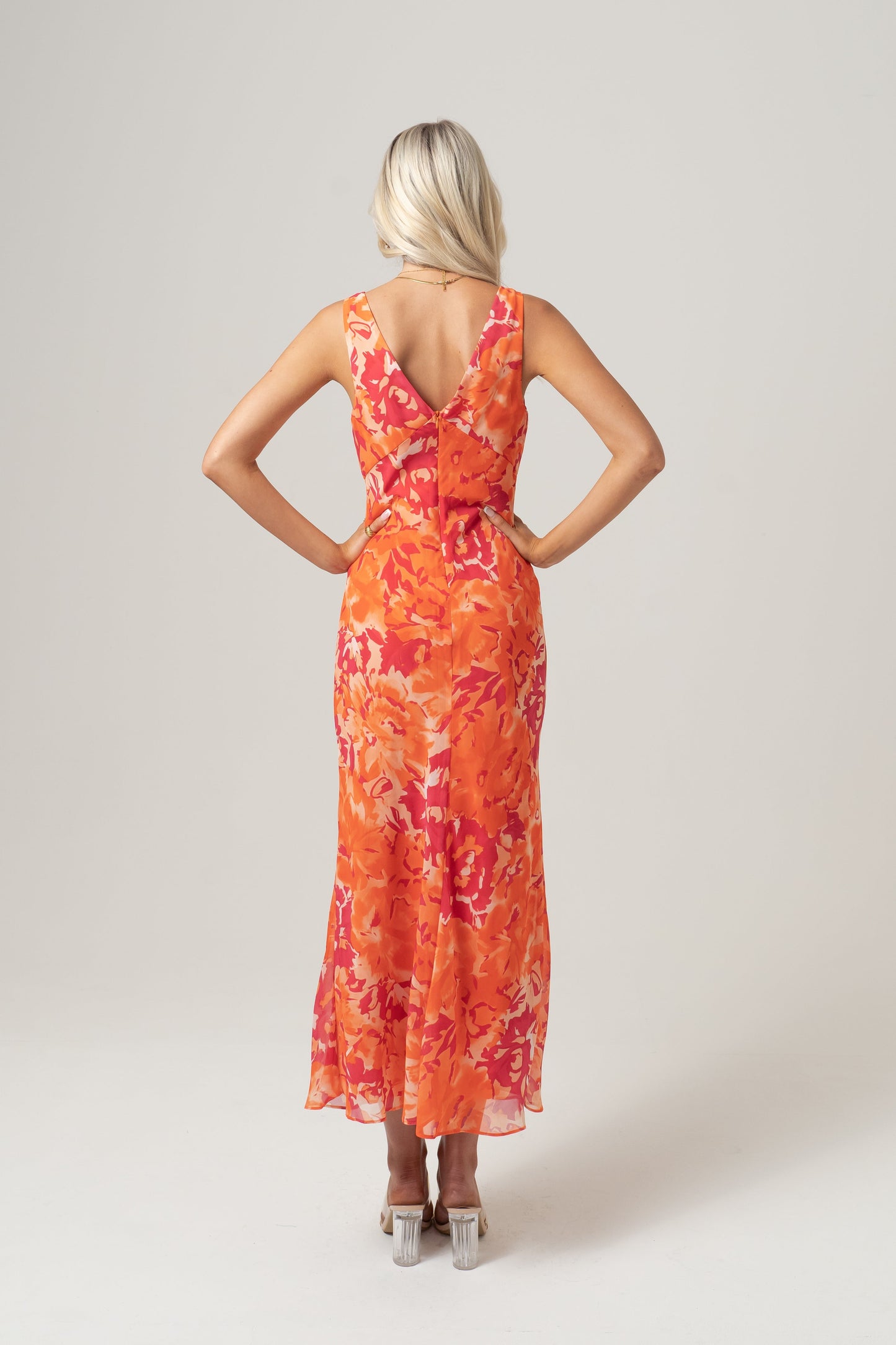 Bailey V-Neck Midi Dress