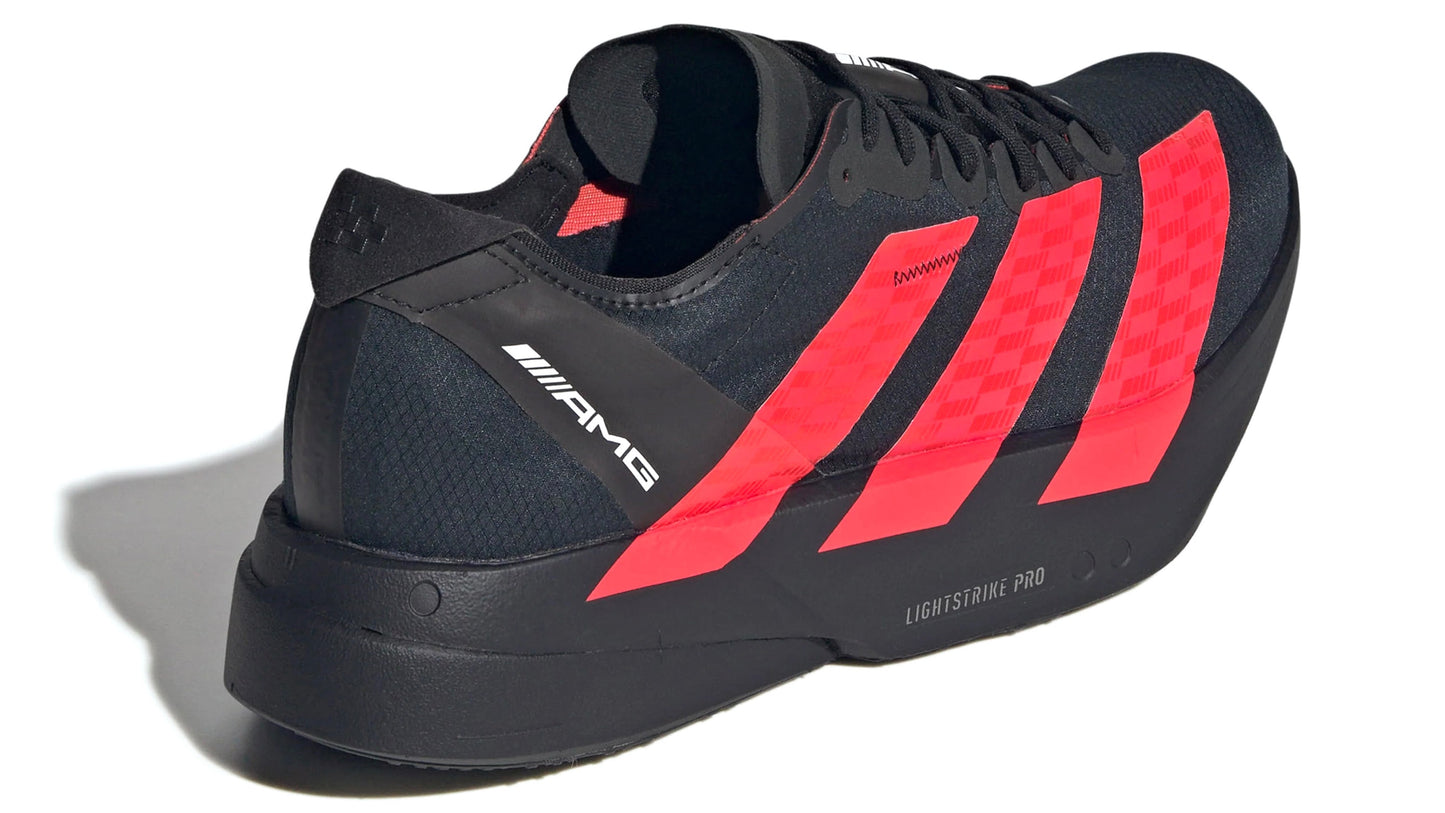 Adizero Adios Pro 4 Mercedes AMG Black Lucid Red