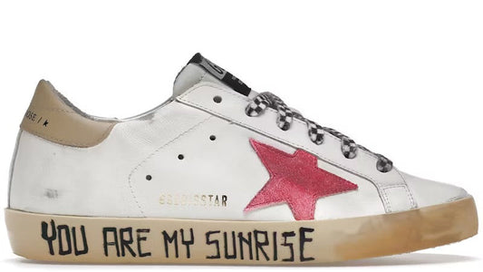 Golden Goose Super Star You Are My Sunrise White Red (Women's)