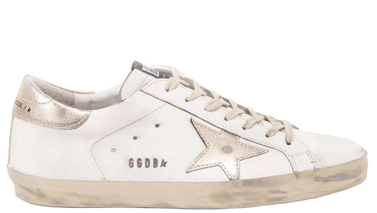 Golden Goose Super Star White Gold Sparkle