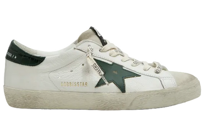 Golden Goose Super Star White Green