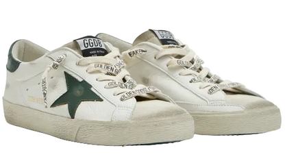 Golden Goose Super Star White Green