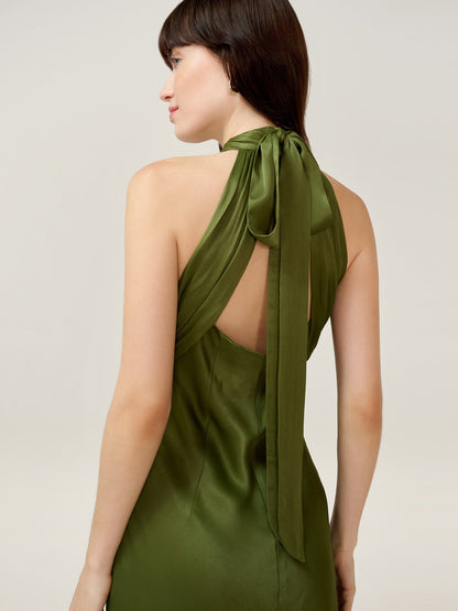 Milos Dress in Pear Green