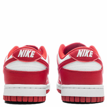 Women's Dunk Low - White/University Red