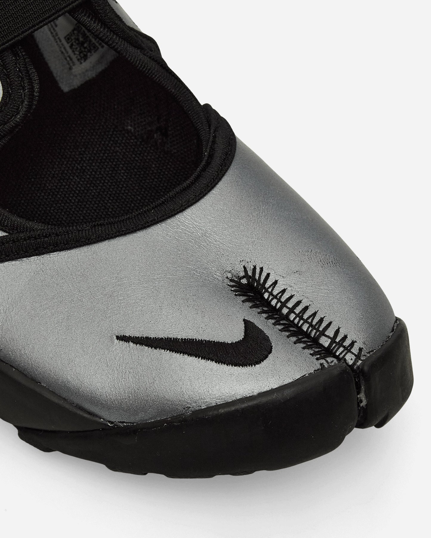 Women's Air Rift Leather Sandals Metallic Silver / Black