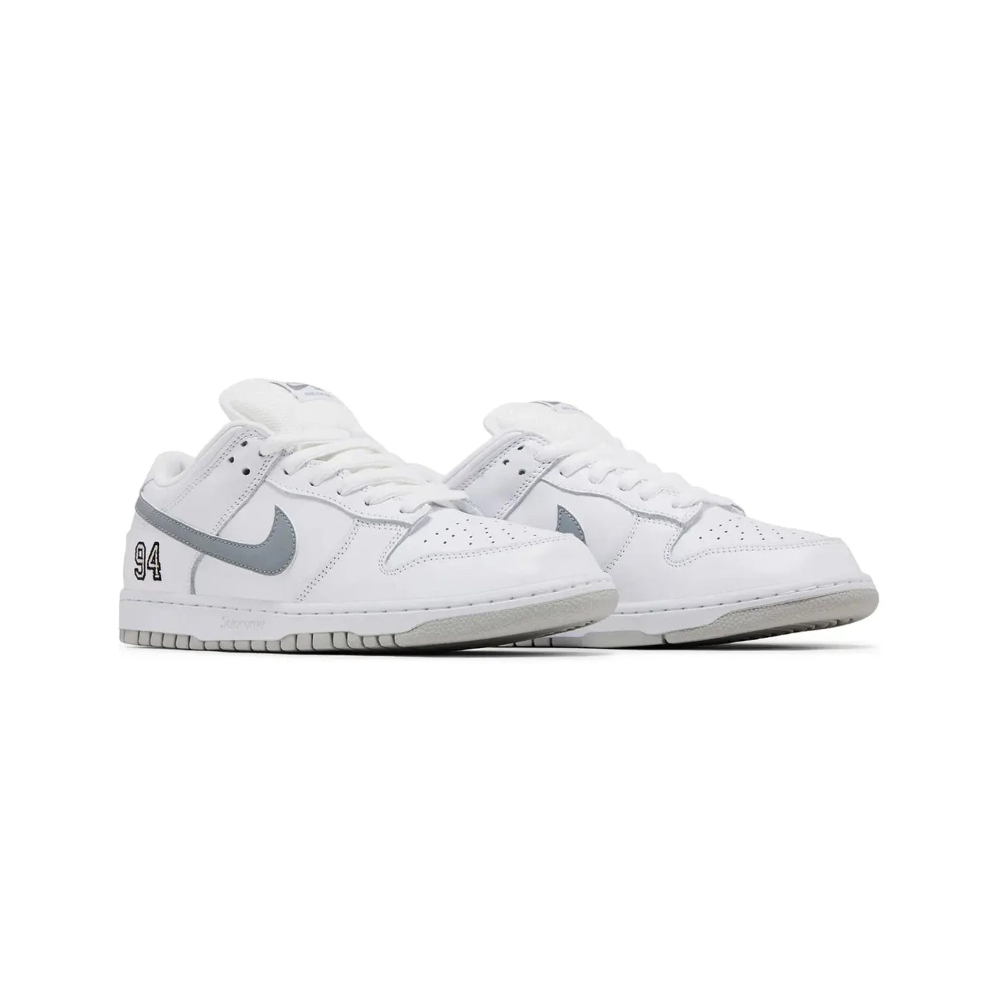 Dunk Low Supreme 94 'White Metallic Silver' (2025)