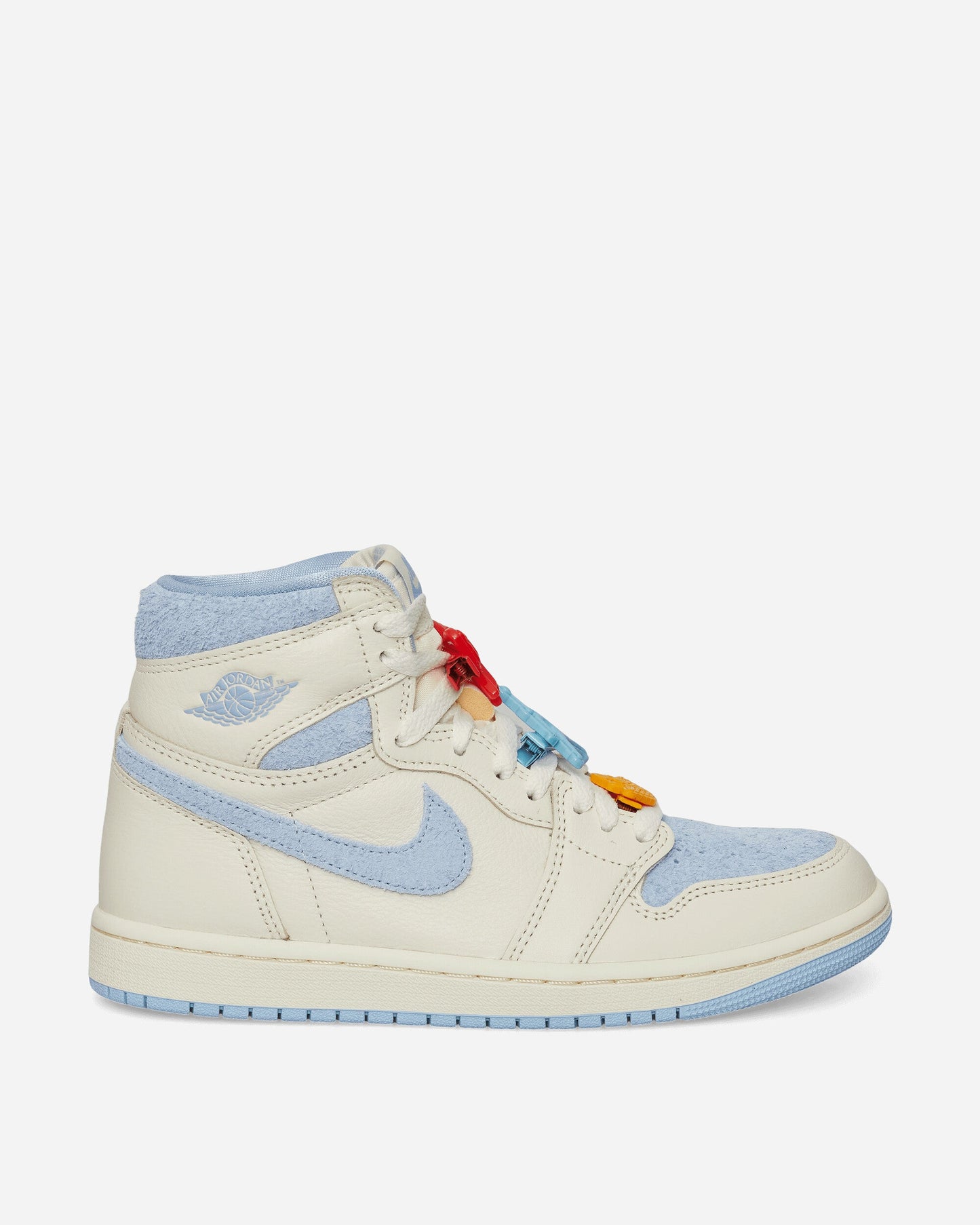 Women's Air Jordan 1 Retro High OG Sneakers Pale Ivory / Psychic Blue