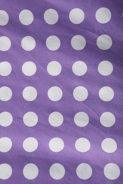 Daisy Lilac Polka Dot Halter Dress