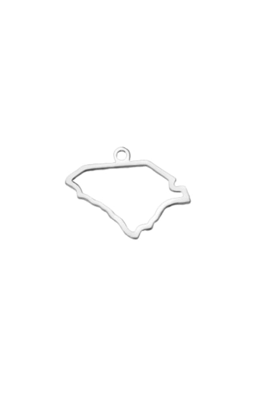 The Silver South Carolina Charm