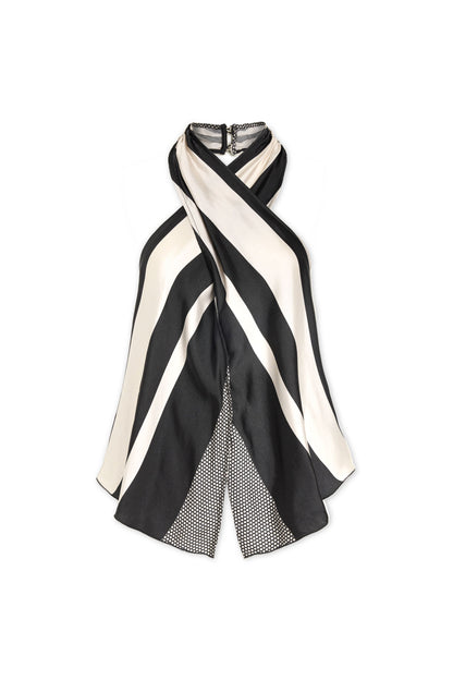Kylie Printed High Neck Top