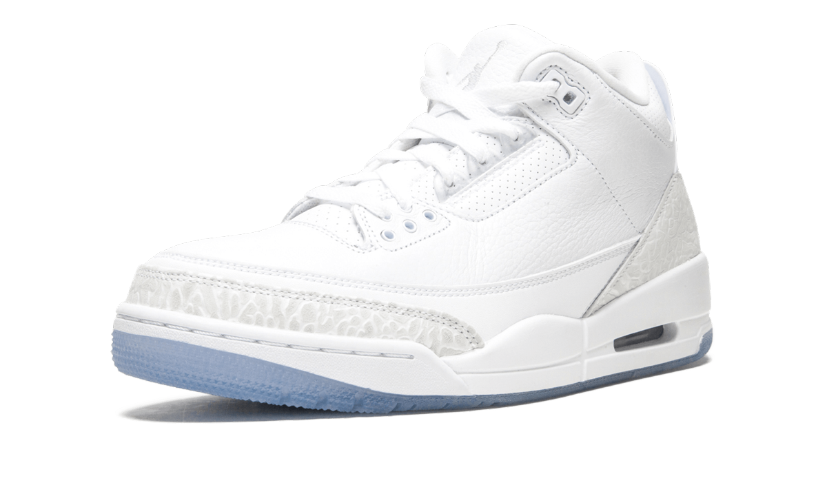3 Retro "Pure White" 136064 111