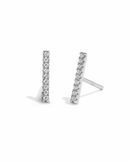 Pavé Bar Studs