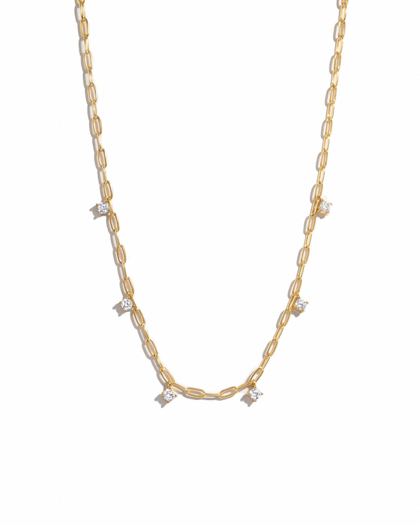 Paperclip Charm Necklace