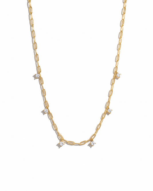 Paperclip Charm Necklace