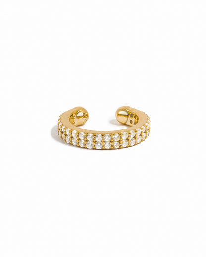 Double Row CZ Ear Cuff