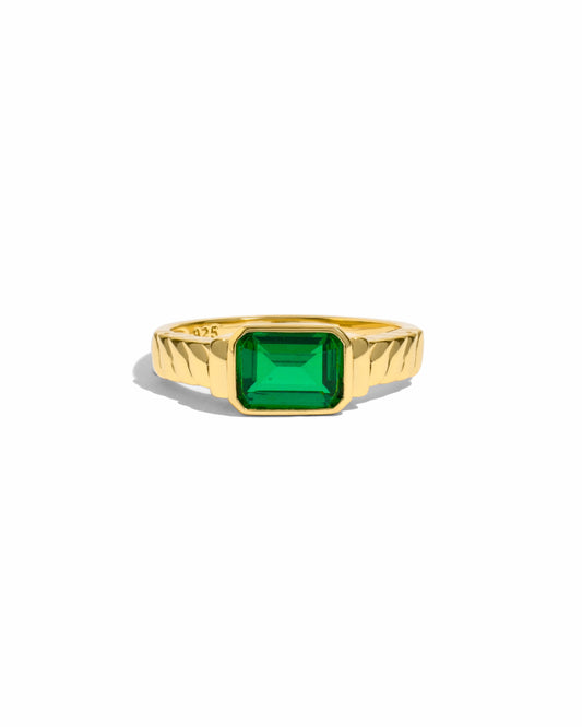Emerald Statement Ring