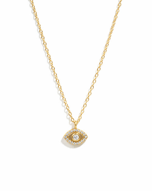 Tiny Evil Eye Necklace