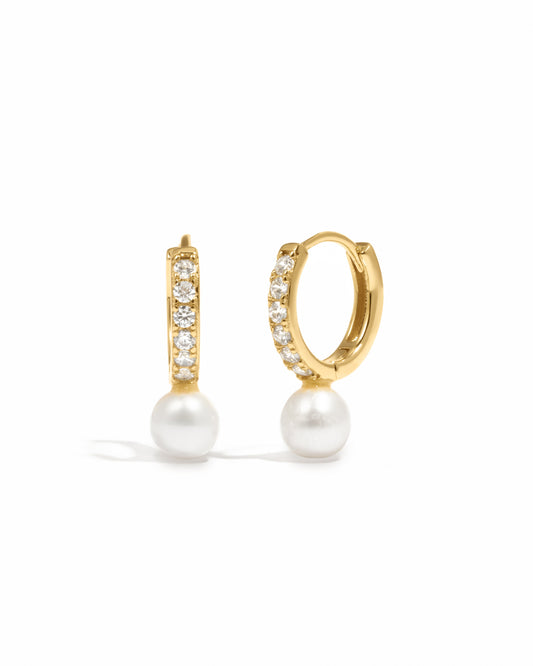 Diamond Pearl Huggies
