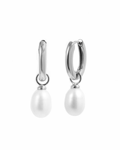 Pearl Charm Earrings
