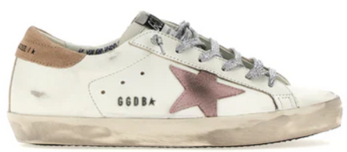 Golden Goose Super Star Pink Optic White Antique