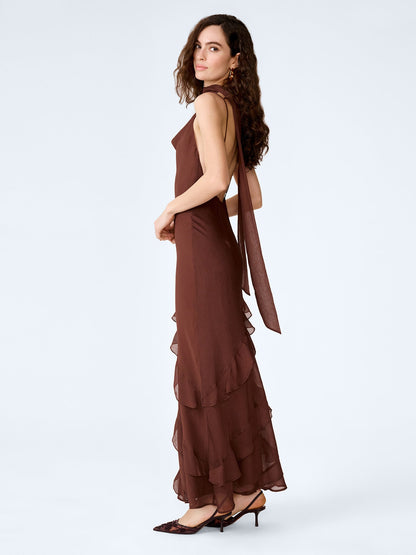 Taylor Dress in Chocolate