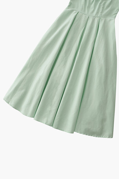 Lily Light Green Off Shoulder Dress