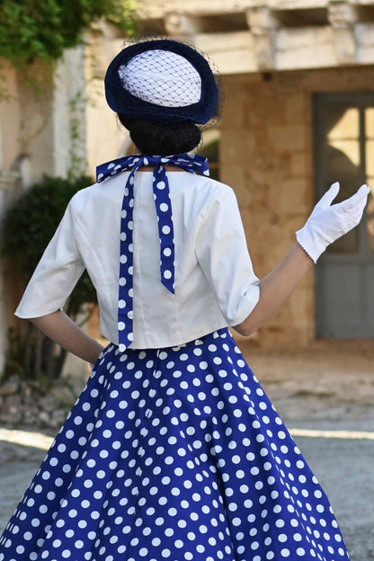 Lisette White Bolero Jacket
