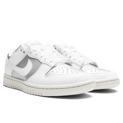 Women's Dunk Low Next Nature - Metallic Platinum/Summit White/Pale Ivory