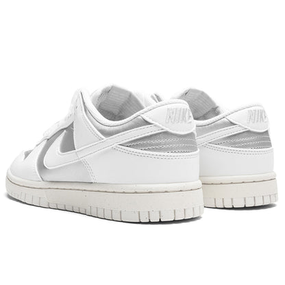 Women's Dunk Low Next Nature - Metallic Platinum/Summit White/Pale Ivory