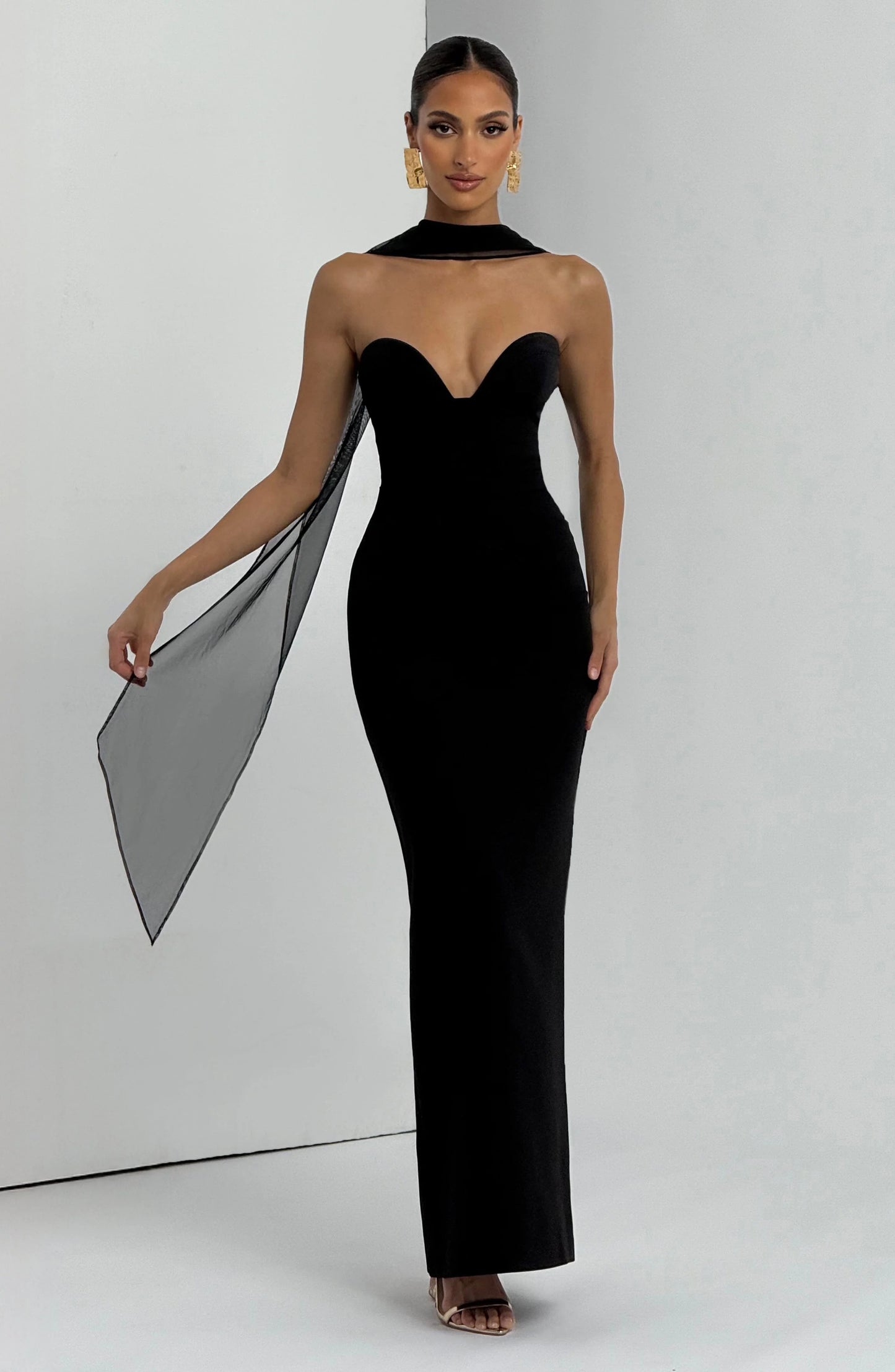 Lindsey Maxi Dress - Black