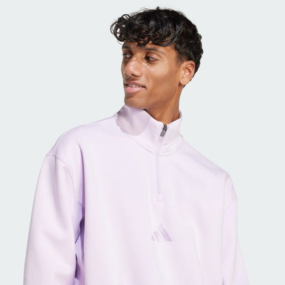 Men's adidas ALL SZN Fleece 1/4-Zip Crew Sweatshirt