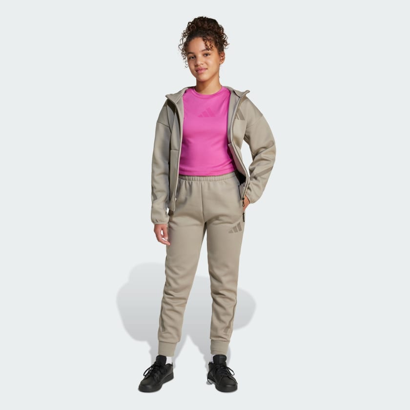 Kids' adidas adidas Z.N.E. Fitted Crop Tee Kids