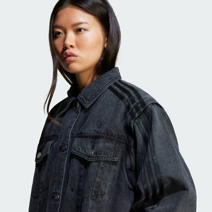 Women's adidas Adilenium Season 3 Two-In-One Denim Shirt Jacket