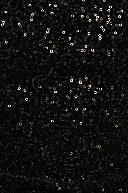 Nissa Sequin Top - Black