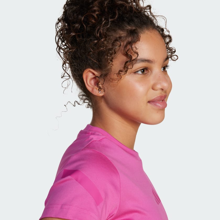 Kids' adidas adidas Z.N.E. Fitted Crop Tee Kids