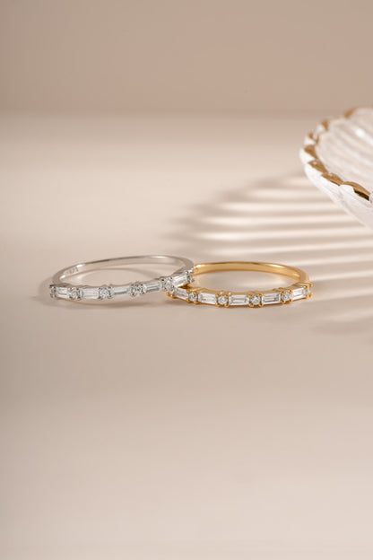 Baguette Stacking Ring