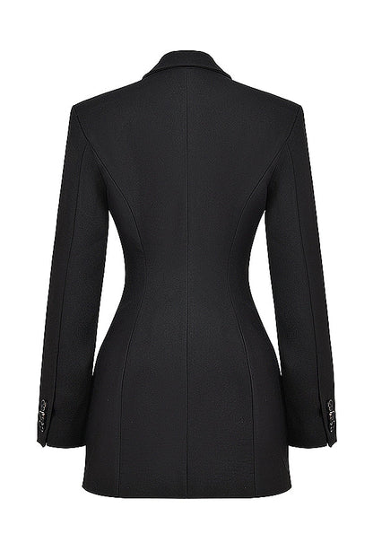 black blazer mini dress