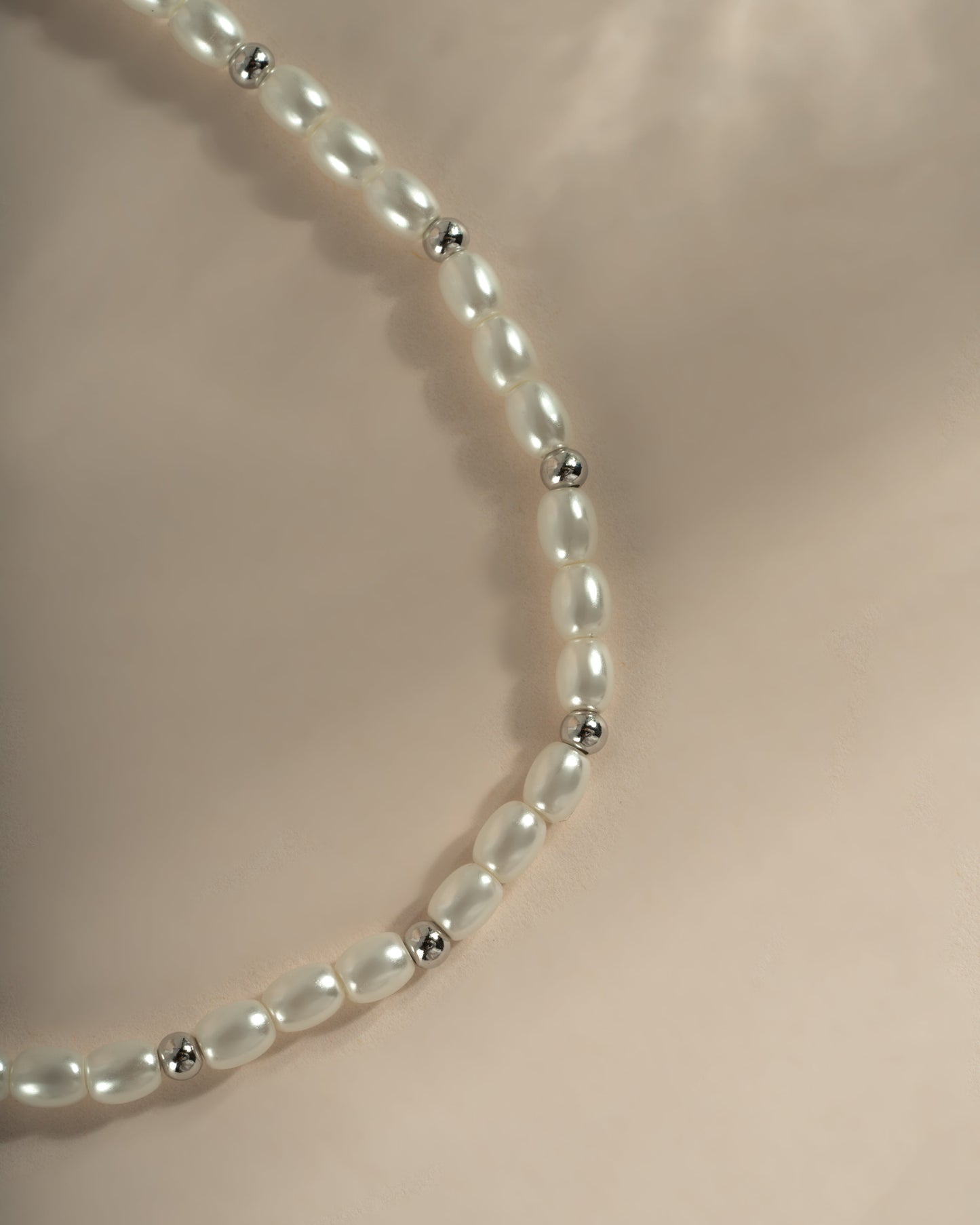Beaded Pearl Necklace
