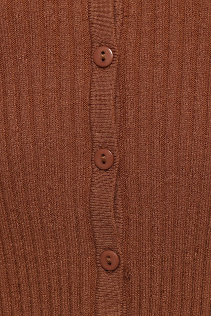 Sakuna Long Sleeve Top - Cognac