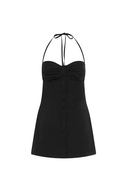 PERRI MINI DRESS - BLACK