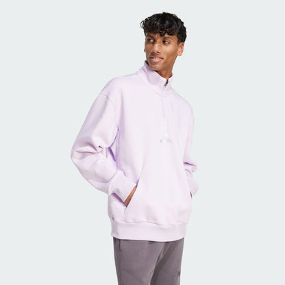 Men's adidas ALL SZN Fleece 1/4-Zip Crew Sweatshirt